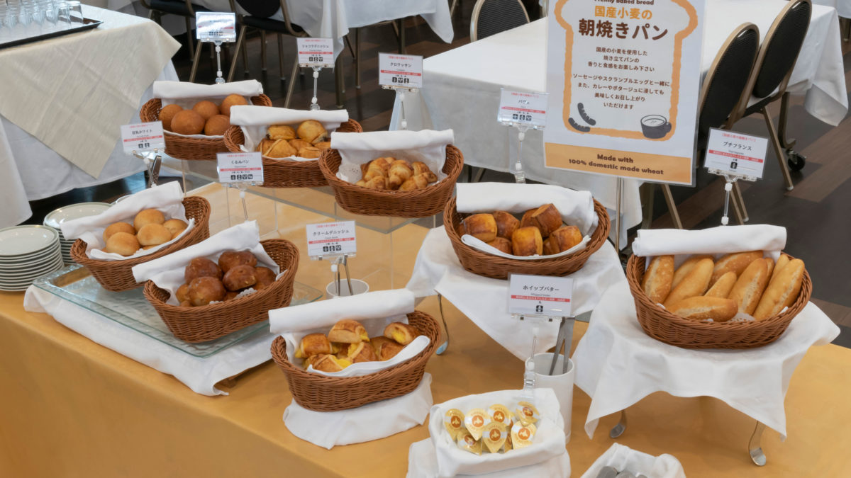 朝食_朝焼きパン
